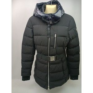 ダウンジャケット・コート MOOSE KNUCKLES Women Bubble Jackets M34LP226292 Black Moose Knuckles Debbie Down Bomber Coat | Saks Fifth Avenue